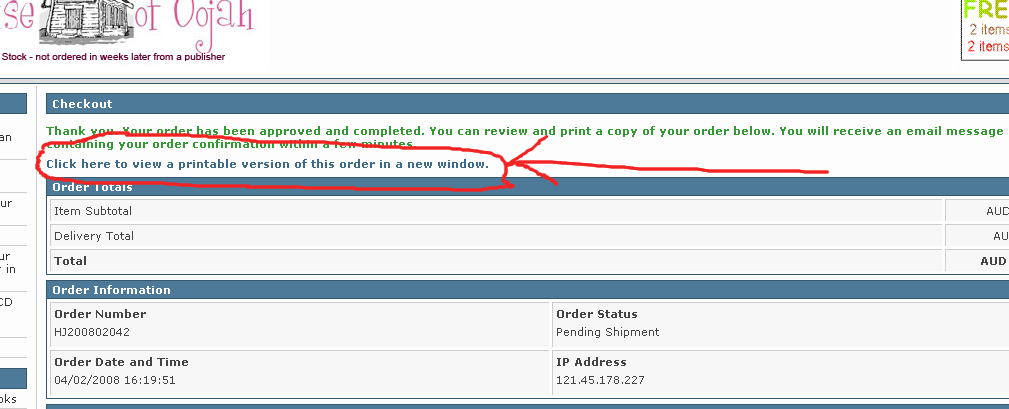 money order. order summary audiobooks