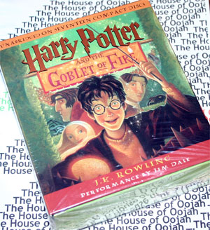 harry potter and the goblet of fire audio book cd