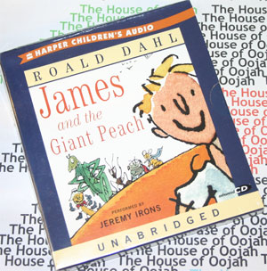 james and the giant peach roald dahl audio book