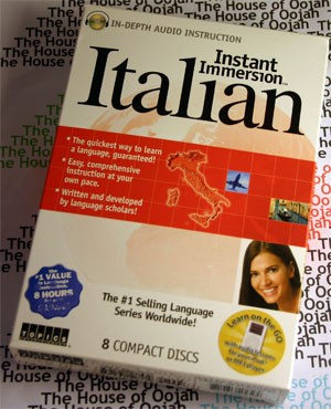 Instant Immersion Italian Language 8 Audio CD's