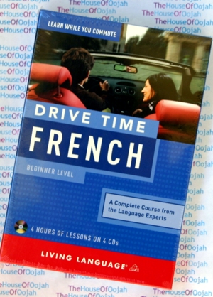 Learn French while you drive - 4 Audio CDs + Reference Guide - Drive Time