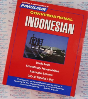 Pimsleur Conversational Indonesian 8 Audio CDs  - Learn to Speak Indonesian