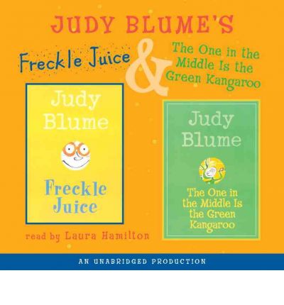 Freckle Juice & the One in the Middle Is the Green Kangaroo by Judy Blume AudioBook CD