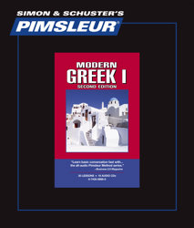Pimsleur Comprehensive Greek (Modern) Level 1 - Discount - Audio 16 CD 