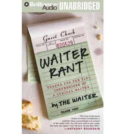 Waiter Rant by Waiter Audio Book CD