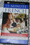15 Minute FRENCH - 2 Audio CDs and Book - Learn to Speak French