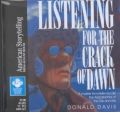 Listening for the Crack of Dawn by Donald Davis AudioBook CD