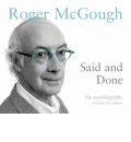 Said and Done by Roger McGough AudioBook CD