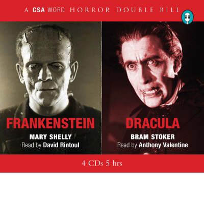 "Dracula" and "Frankenstein" by Mary Wollstonecraft Shelley Audio Book CD