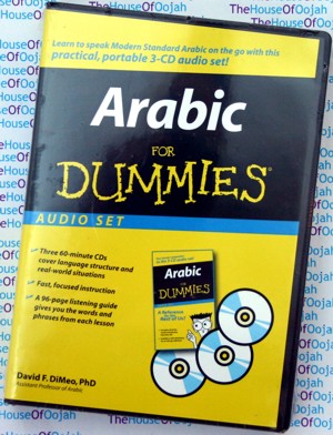 Arabic for Dummies - 3 Audio CDs and Guide - Learn to Speak Arabic