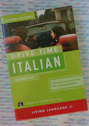 Learn ITALIAN while you drive - 4 Audio CDs + Reference Guide - Drive Time