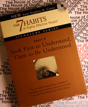 Habit 5- Seek First to Understand -Stephen Covey AudioBook CD