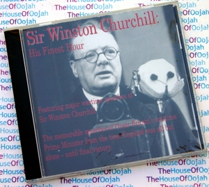 Sir Winston Churchill - His Finest Hour - Speeches - Audio CD