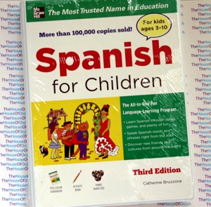 Spanish for Children - Audio CDs Activty Book for Kids