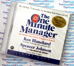 The One Minute Manager - Spencer Johnson M.D. and Ken Blanchard -  Audio Book CD