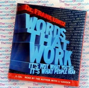 Words That Work - Dr Frank Luntz - AudioBook CD