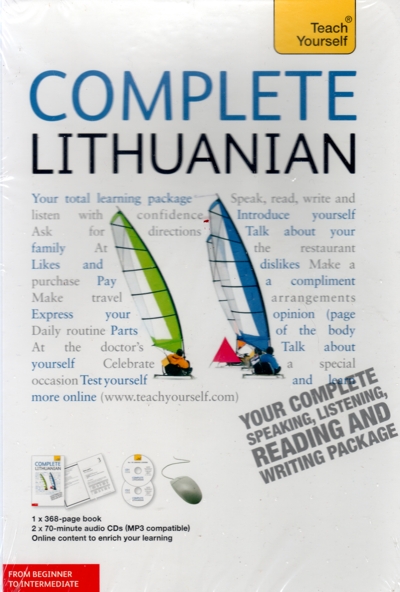 Teach Yourself Complete Lithuanian - 2 Audio CDs  and Book - Learn to speak Lithuanian