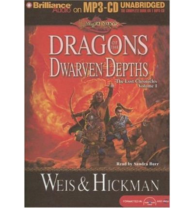 Dragons of the Dwarven Depths by Margaret Weis AudioBook Mp3-CD