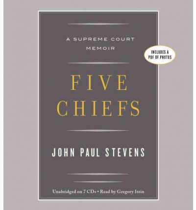 Five Chiefs by John Paul Stevens AudioBook CD