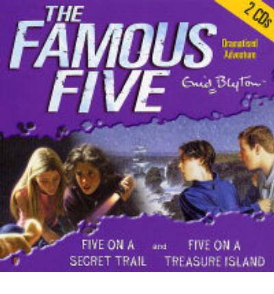 Five on Treasure Island: AND Five on a Secret Trail by Enid Blyton Audio Book CD