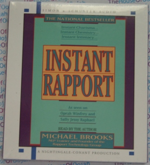 Instant Rapport - Michael Brooks - AudioBook CD