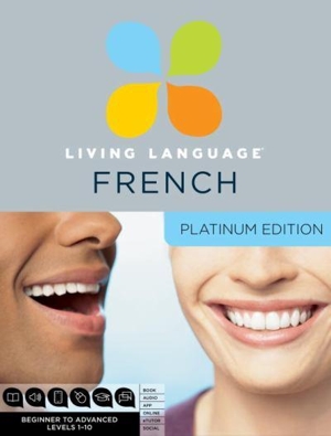 Platinum Edition - Living Language French 3 Books and 9 Audio CDs - Learn to Speak French