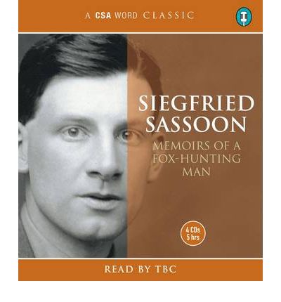 Memoirs of a Fox-hunting Man by Siegfried Sassoon AudioBook CD