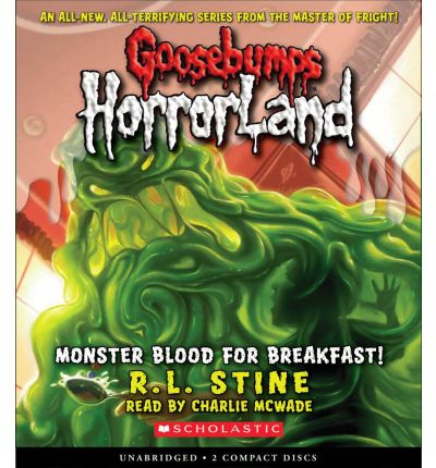Monster Blood for Breakfast by R L Stine Audio Book CD