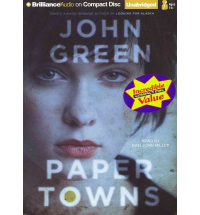 Paper Towns by John Green Audio Book CD