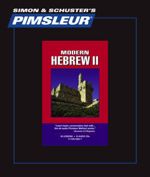 Pimsleur Comprehensive Hebrew (Modern) Level 2 - Discount - Audio 16 CD 