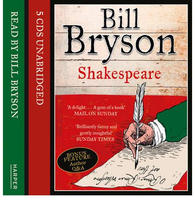 Shakespeare by Bill Bryson Audio Book CD