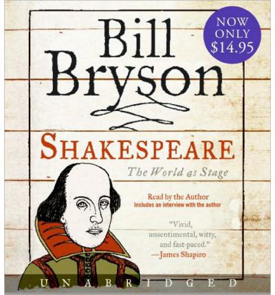 Shakespeare by Bill Bryson Audio Book CD