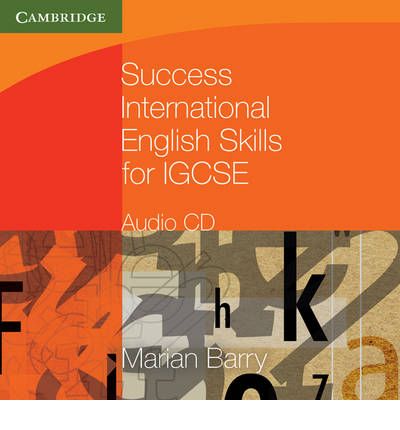 Success International English Skills for IGCSE Audio CD by Marian Barry Audio Book CD