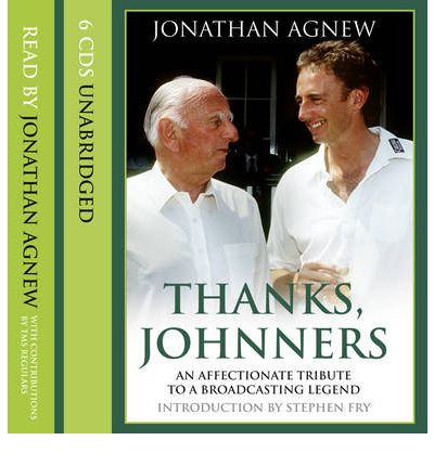 Thanks, Johnners by Jonathan Agnew AudioBook CD