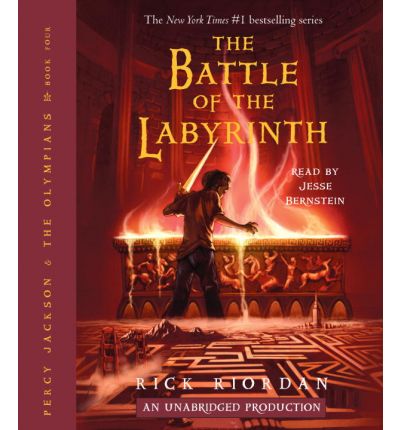 The Battle of the Labyrinth by Rick Riordan Audio Book CD