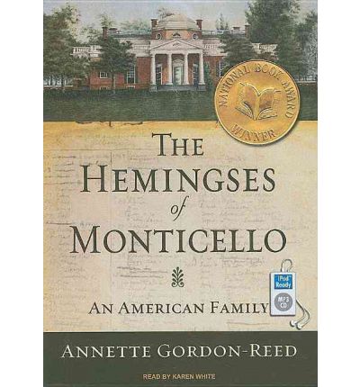 The Hemingses of Monticello by Annette Gordon-Reed AudioBook Mp3-CD