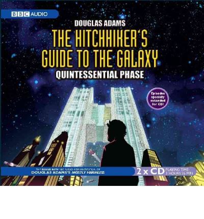 The Hitchhiker's Guide to the Galaxy by Douglas Adams AudioBook CD