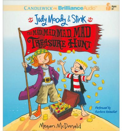 The Mad, Mad, Mad, Mad Treasure Hunt by Megan McDonald Audio Book CD