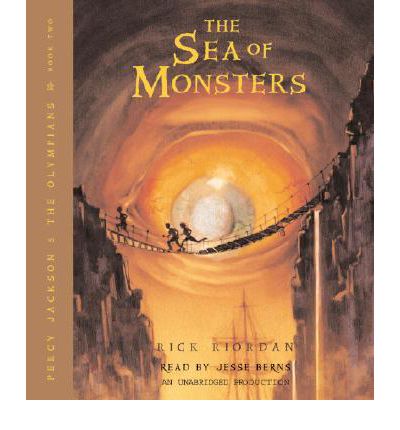 The Sea of Monsters by Rick Riordan AudioBook CD