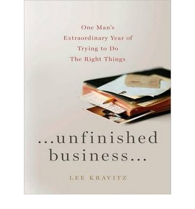 Unfinished Business by Lee Kravitz AudioBook CD
