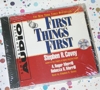 First Things First STEPHEN COVEY AudioBook NEW CD