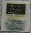 Message in a Bottle - Nicholas Sparks - AudioBook CD