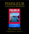 Pimsleur Comprehensive Italian Level 3 - Discount - Audio 16 CD 