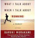 What I Talk about When I Talk about Running by Haruki Murakami Audio Book CD